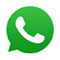 WhatsApp logo in green and white, representing the popular messaging app.